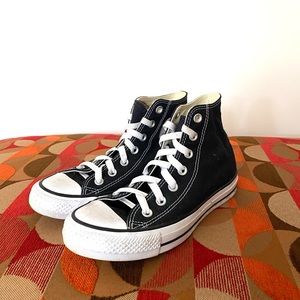 Black & White High-Top Converse